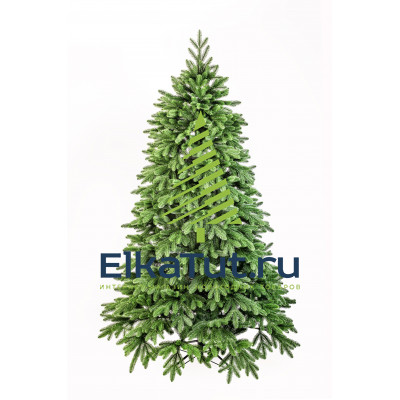 Ель искусственная Амати зелёная 180 см, ЛИТАЯ 100% 