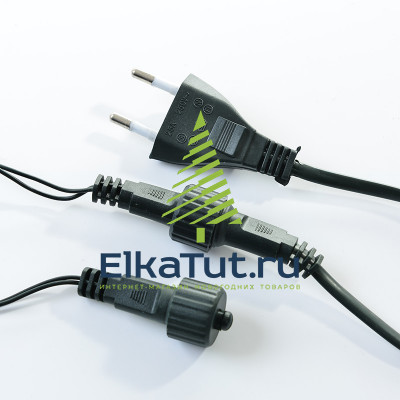 Гирлянда Нить Клип Лайт 500LED ТЕПЛО-БЕЛАЯ+БЕЛЫЙ flash, диодов 40м. – арт.: LN 5503WW+W
