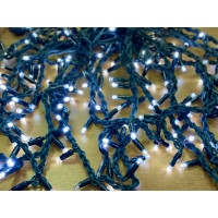 Светодиодная уличная бахрома CEIMAR 5.0х0.7, 165 холодно белых LED ламп, с белым мерцанием, черный КАУЧУК, соединяемая, IP65 - IP-BT165357-5Hw+f