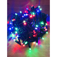 Светодиодная уличная гирлянда 24V 10 м, 100 мульти LED ламп, черный КАУЧУК, соединяемая, IP65 - CMR-023-601M Светодиодная уличная гирлянда 24V 10 м, 100 мульти LED ламп, черный КАУЧУК, соединяемая, IP65 - CMR-023-601M