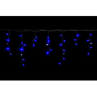 Светодиодная уличная бахрома 3.0*0.6, 100 синих LED ламп, с белым мерцанием, черный каучук, соединяемая, IP65 арт. B.02.7B.100+ Светодиодная уличная бахрома 3.0*0.6, 100 синих LED ламп, с белым мерцанием, черный каучук, соединяемая, IP65 арт. B.02.7B.100+